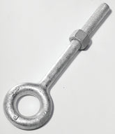 BARON 24-3/8X6 Eye Bolt, 3/8 in Thread, 2-1/2 in L Thread, 3/4 in ID x 1-1/2 in OD Dia Eye, 6 in L Shank